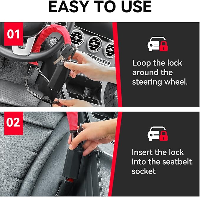 Universal Car Steering Wheel Lock