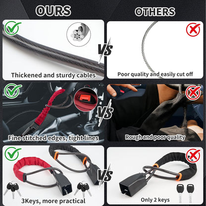 Universal Car Steering Wheel Lock